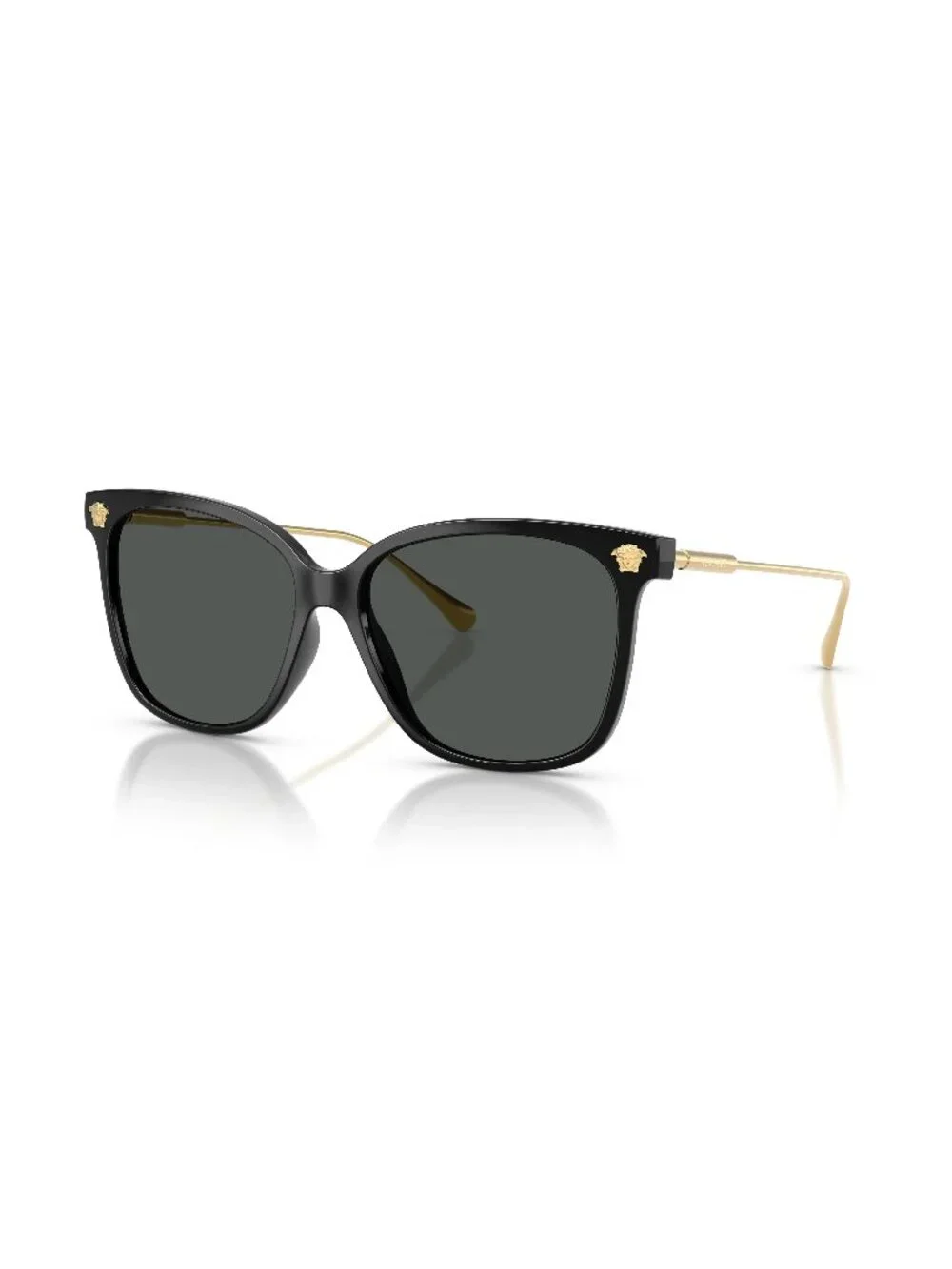 New Versace Women's Sunglasses Black Grey Lens Injected Frame VE4507U GB1 87 57